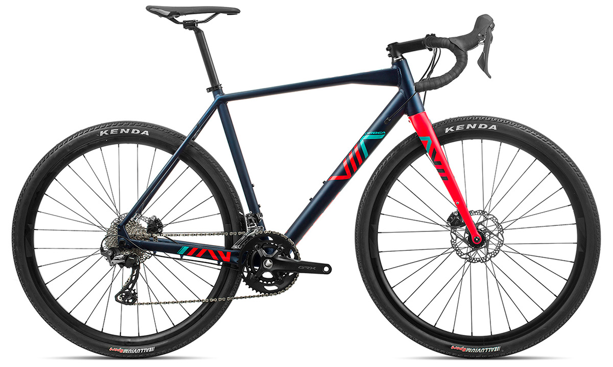 Фотографія Велосипед Orbea Terra H40-D (2020) 2020 Синьо-червоний 